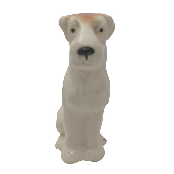 Vintage German Ceramic Terrier Dog Figurine - Picture 5 of 9